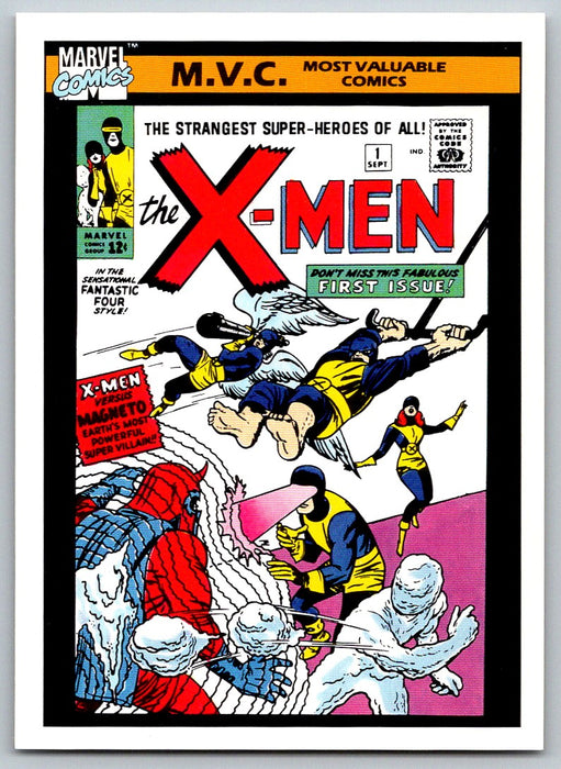 1990 Impel Marvel Universe I #125 X-Men #1