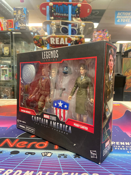 Marvel Legends Captain America and Peggy Carter Action Figures