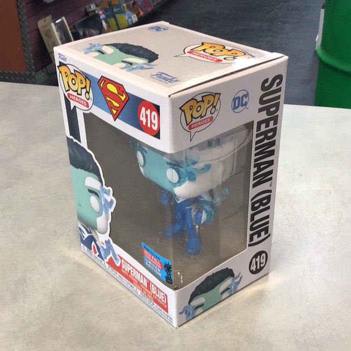 POP DC Heroes: Superman (Blue) [2021 Fall Con Excl.]