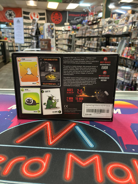 Exploding Kittens NSFW Deck