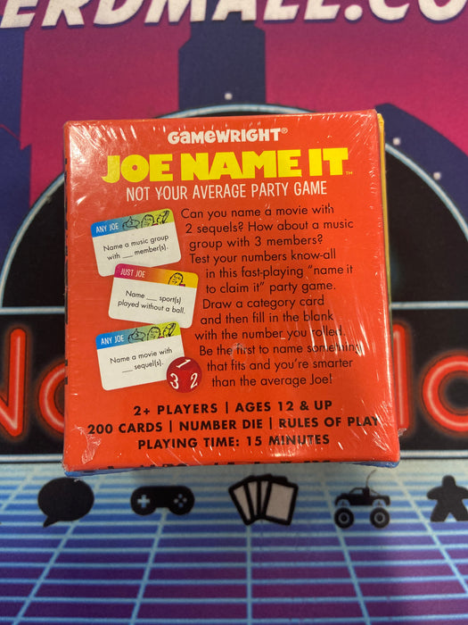 Joe Name It (Sealed)