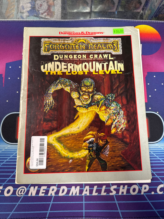Advanced Dungeons & Dragons Forgotten Realms SC Undermountain The Lost Level 9519