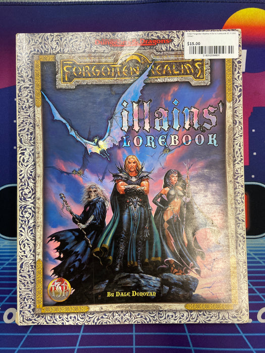 AD&D Forgotten Realms Villains' Lorebook SC ©1998 (Wear)