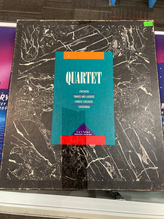 Quartet - Checkers-Snakes & Ladders-Chinese Checkers-Chessindia
