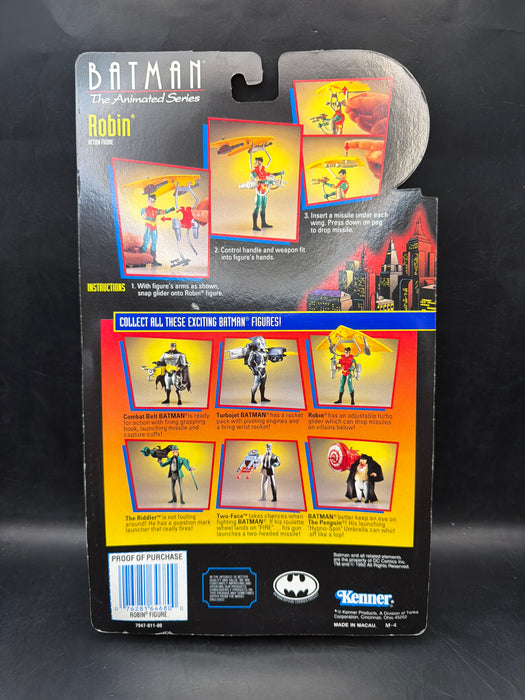 BTAS - Robin Action Figure with Turbo Glider And Drop Missiles