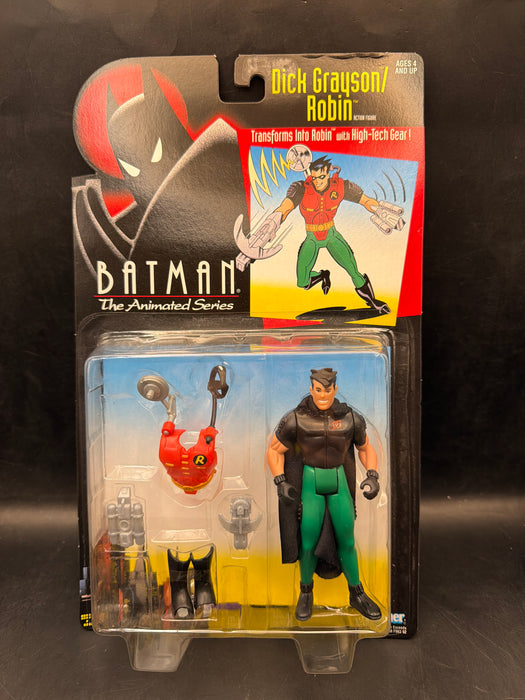 BTAS - Dick Grayson/Robin Transforms Into Robin with High Tech Gear