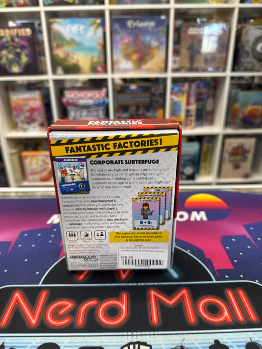 Fantastic Factories Subterfuge Expansion