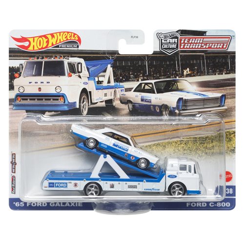 Hot Wheels 64 Ford Galaxie with Ford C-800