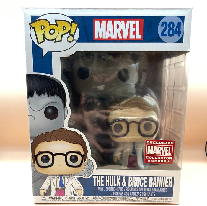 POP Marvel: Hulk and Bruce Banner [Marvel Collector Corps Excl.]
