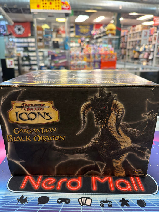 Dungeons & Dragons Icons Gargantuan Black Dragon