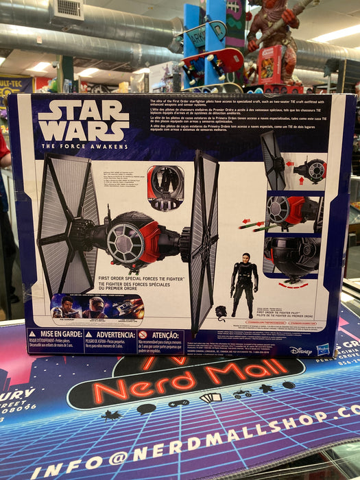 Star Wars The Force Awakens First Order Tie Fighter w/ First Order Tie Fighter Pilot