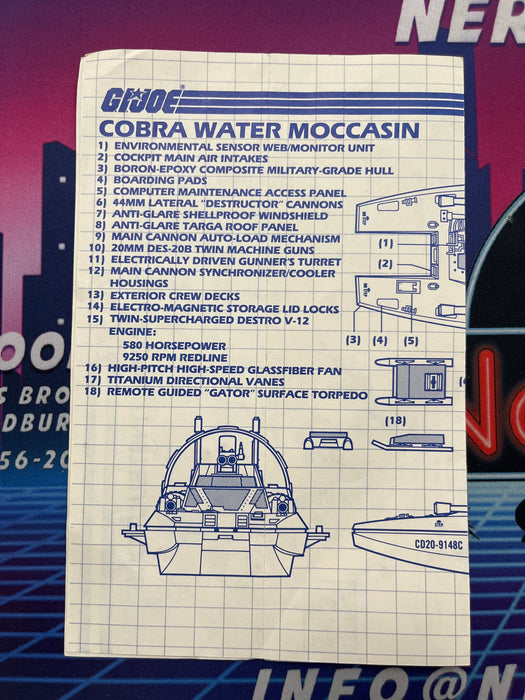 GI Joe ARAH Cobra Water Moccasin