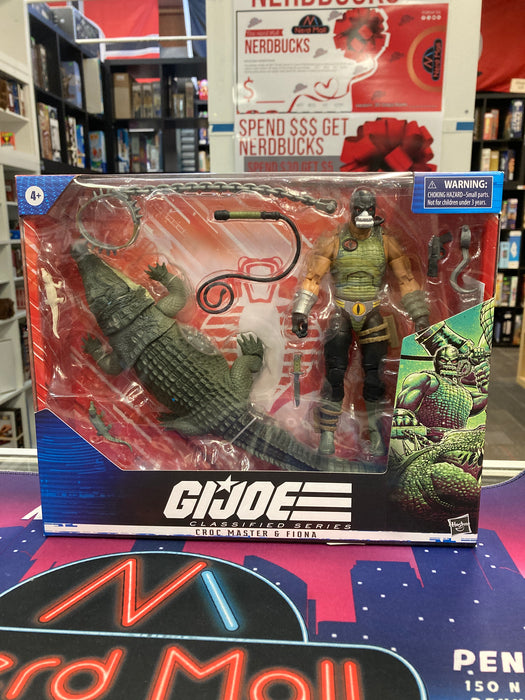 GI Joe Classified Series Croc Master & Fiona Action Figures