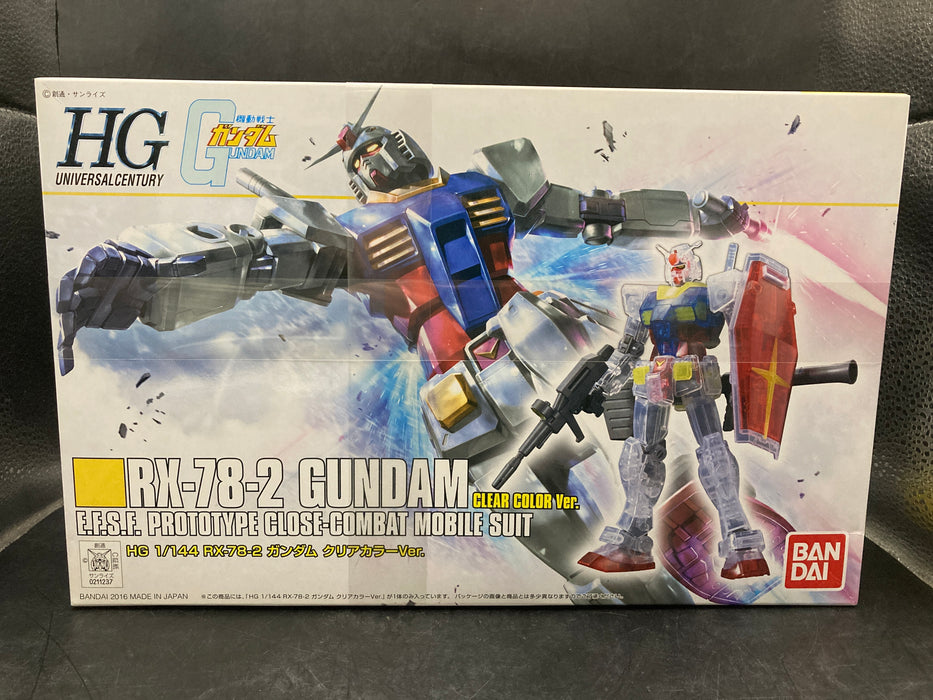 Bandai Limited Hg 1/144 Rx-78-2 Gundam Clear Color Ver. Model Kit