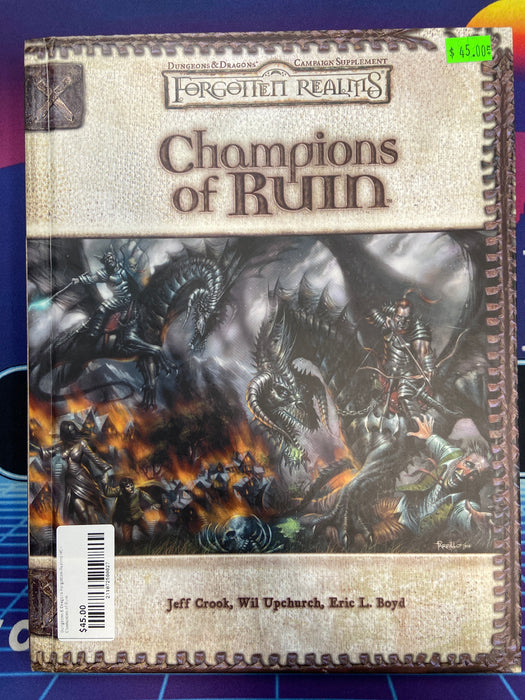 Dungeons & Dragons Forgotten Realms HC - Champions of Ruin