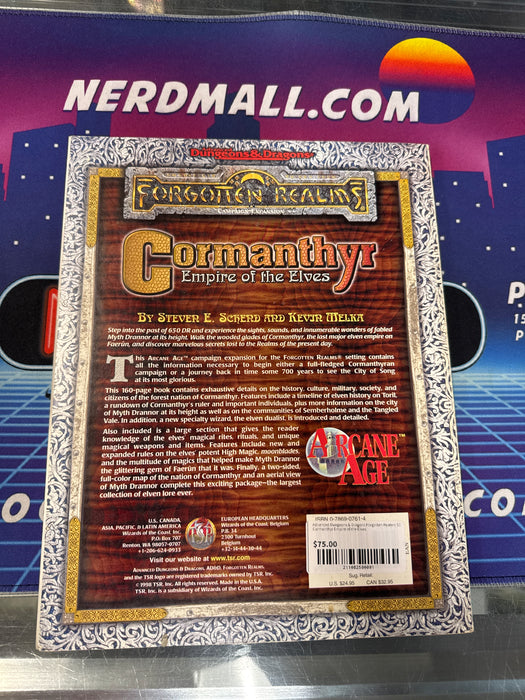 Advanced Dungeons & Dragons Forgotten Realms SC Cormanthyr Empire of the Elves