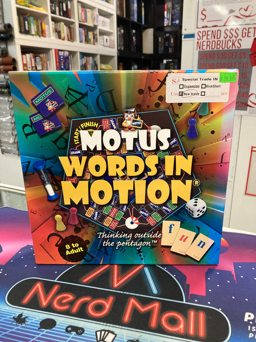 MOTUS Words in Motion (New Inside)