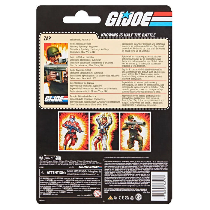 Zap - GI Joe Classified Series Wave 7 (Retro Card)