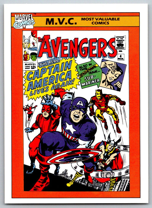 1990 Impel Marvel Universe I #136 Avengers #4