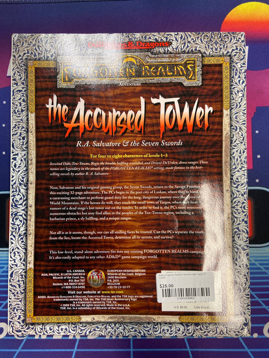 AD&D Forgotten Realms The Accursed Tower SC ©1999