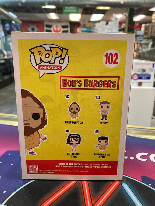 POP Animation Bobs Burgers - Beefsquatch