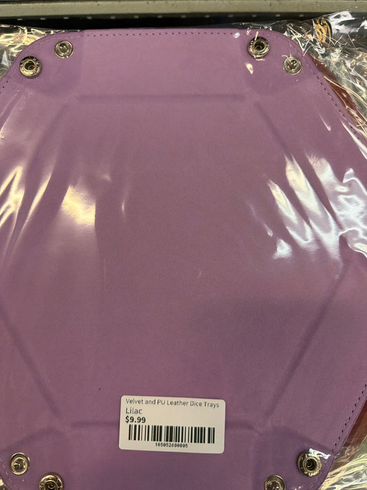 Velvet and PU Leather Dice Trays