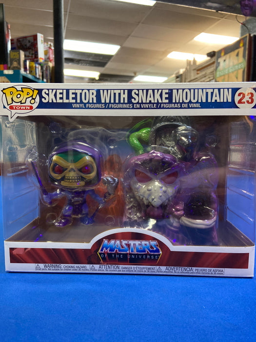 POP Town: MOTU - Skeletor with Snake Mountain
