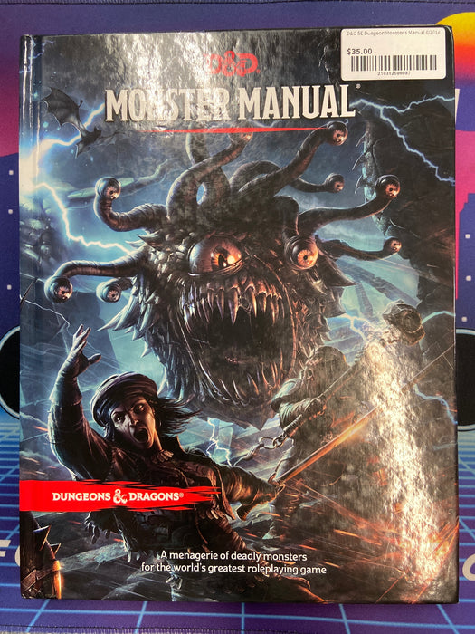 D&D 5E Dungeon Monster's Manual ©2014