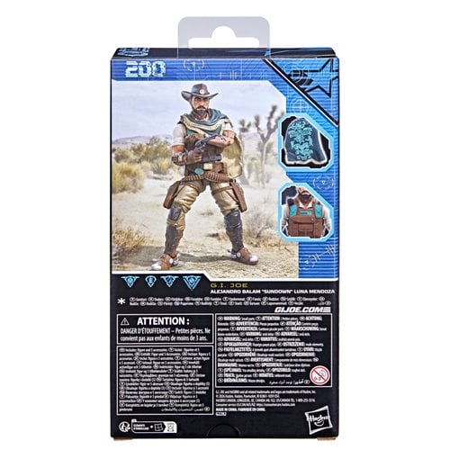 Alejandro Balam "Sundown" Luna Mendoza - GI Joe Classified Series Wave 17