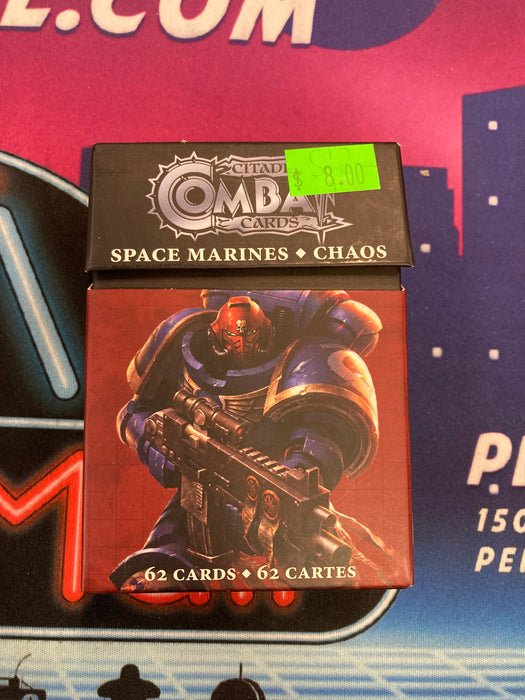 WH 40K Citadel Combat Cards Space Marines Chaos