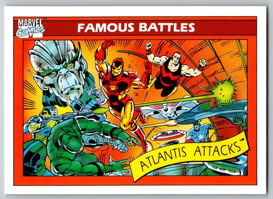 1990 Impel Marvel Universe I #104 Atlantis Attacks