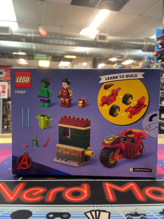 LEGO Marvel: Iron Man with Bike and the Hulk 76287