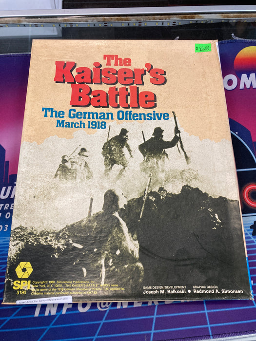 Kaiser's Battle, The : German Offensive March 1918