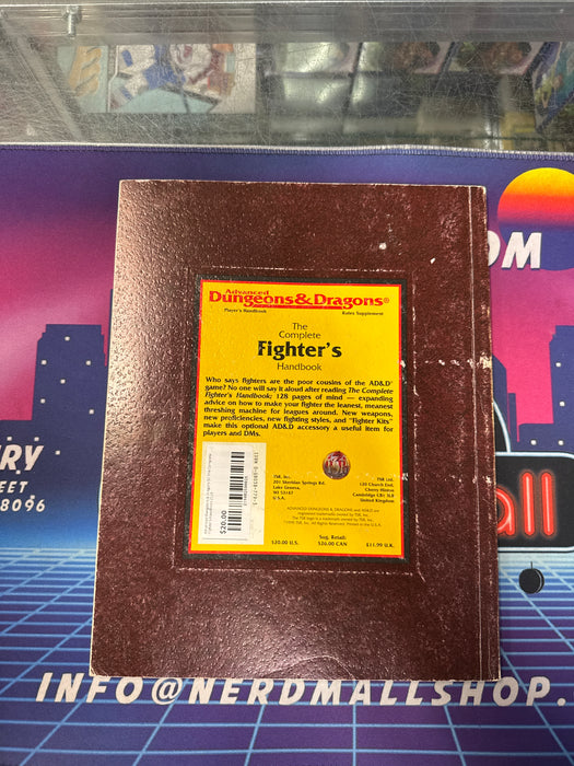 Advanced Dungeons & Dragons SC The Complete Fighter's Handbook 2110