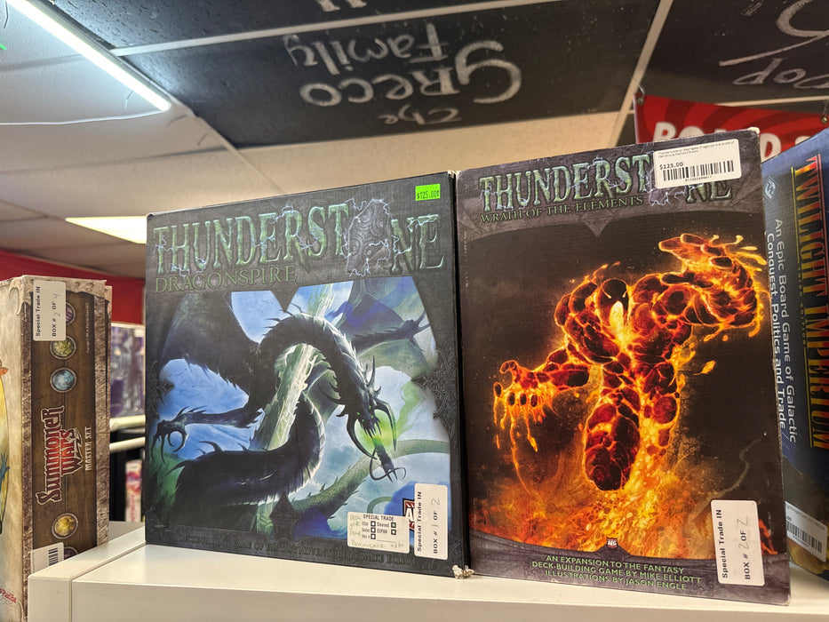 Thunderstone w/Doomgate, Dragonspire & Wrath of Elements + promos (2 boxes)
