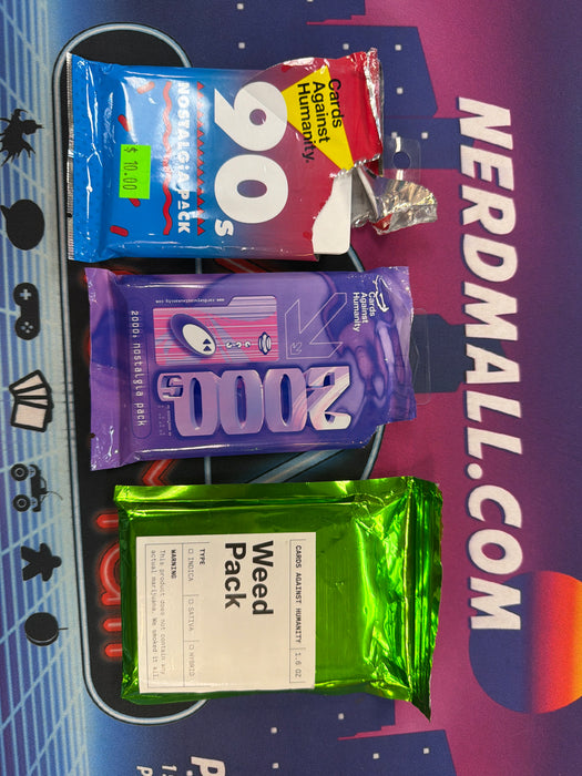 Cards Aginast Humanity Packs- 90's 2000's & Weed (together)