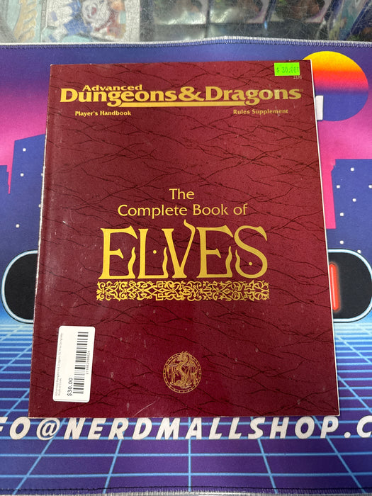 Advanced Dungeons & Dragons SC The Complete Book of Elves