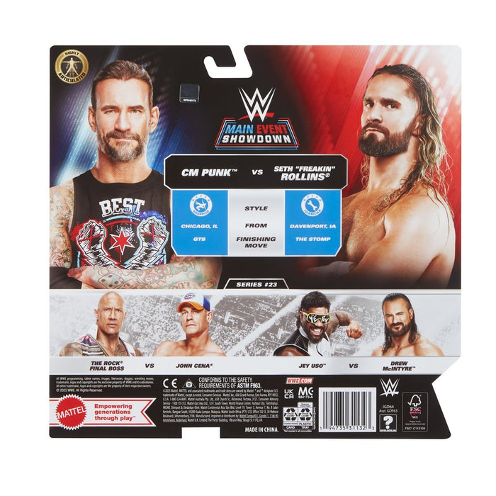 CM Punk vs Seth Freakin Rollins - WWE Championship Showdown Series 23