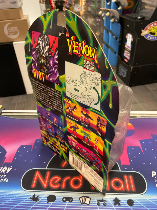 ToyBiz Comics Spider-Man Venom The Madness Figure w/Riot and Symbiotic Wall Crawler