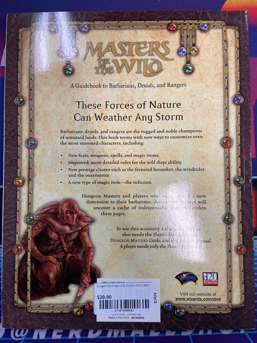 Dungeons & Dragons SC Masters of the Wild