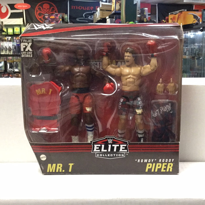 WWE Elite Mr. T & "Rowdy" Roddy Piper 2-pack