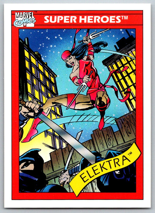 1990 Impel Marvel Universe I #49 Elektra