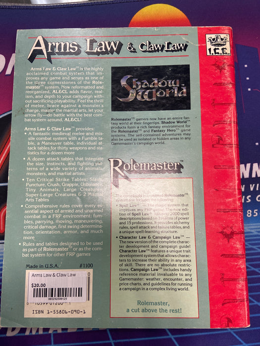 Arms Law & Claw Law