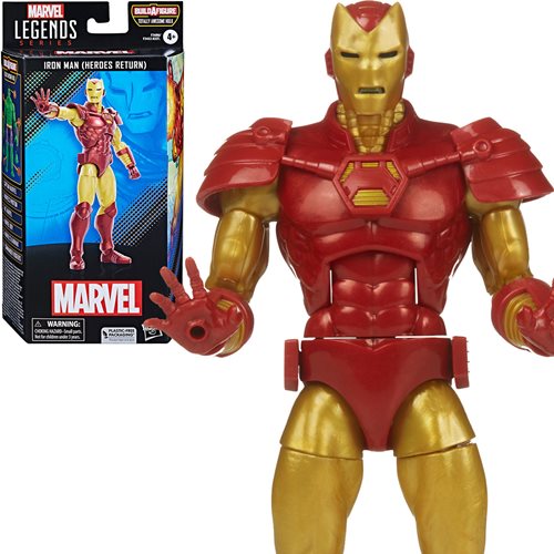 Iron Man (Heroes Return) - Marvel Legends Wave 1 (Totally Awesome Hulk BAF)