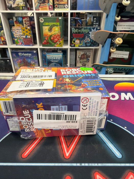 Robo Rescue Origins - 4 diff sets w/ Enhanced Abilities & Logbook (lot)