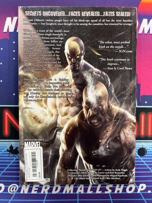 Thunderbolts Vol. 1 Widowmaker 2009 TPB (Pre Owned)