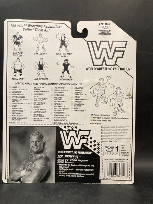 Hasbro WWF Mr Perfect Red Card