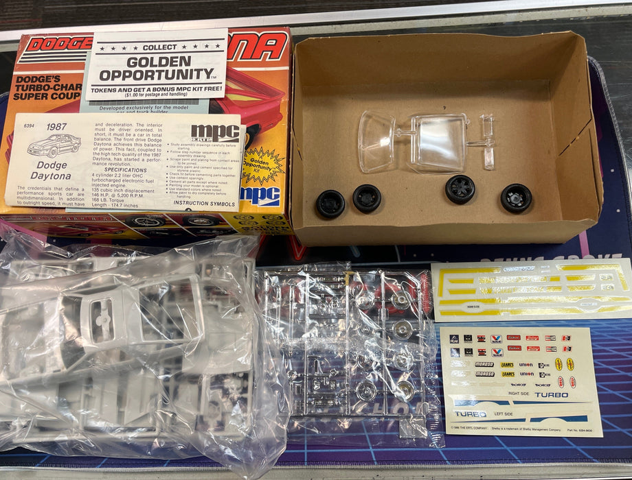 MPC 1:25 Scale Red Dodge Daytona Model Kit