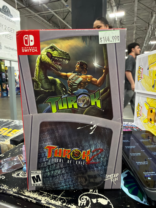 Turok + Turok 2 Seeds of Evil (New Sealed)