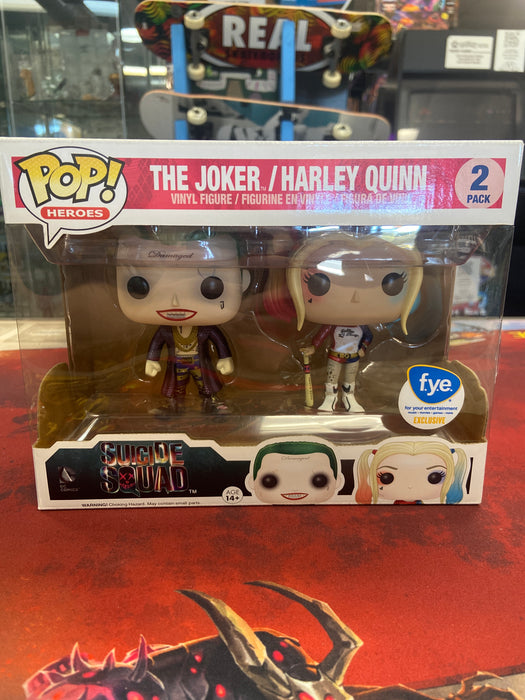 POP Heroes: Suicide Squad - Joker / Harley Quinn (2-Pack) [FYE Excl.]
